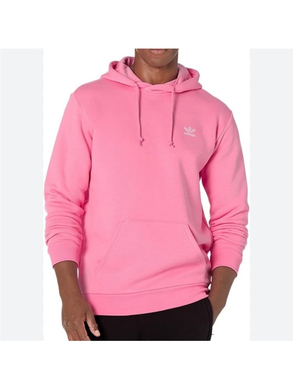 adidas Originals Essential Hoodie Bliss Pink size L. New no tag